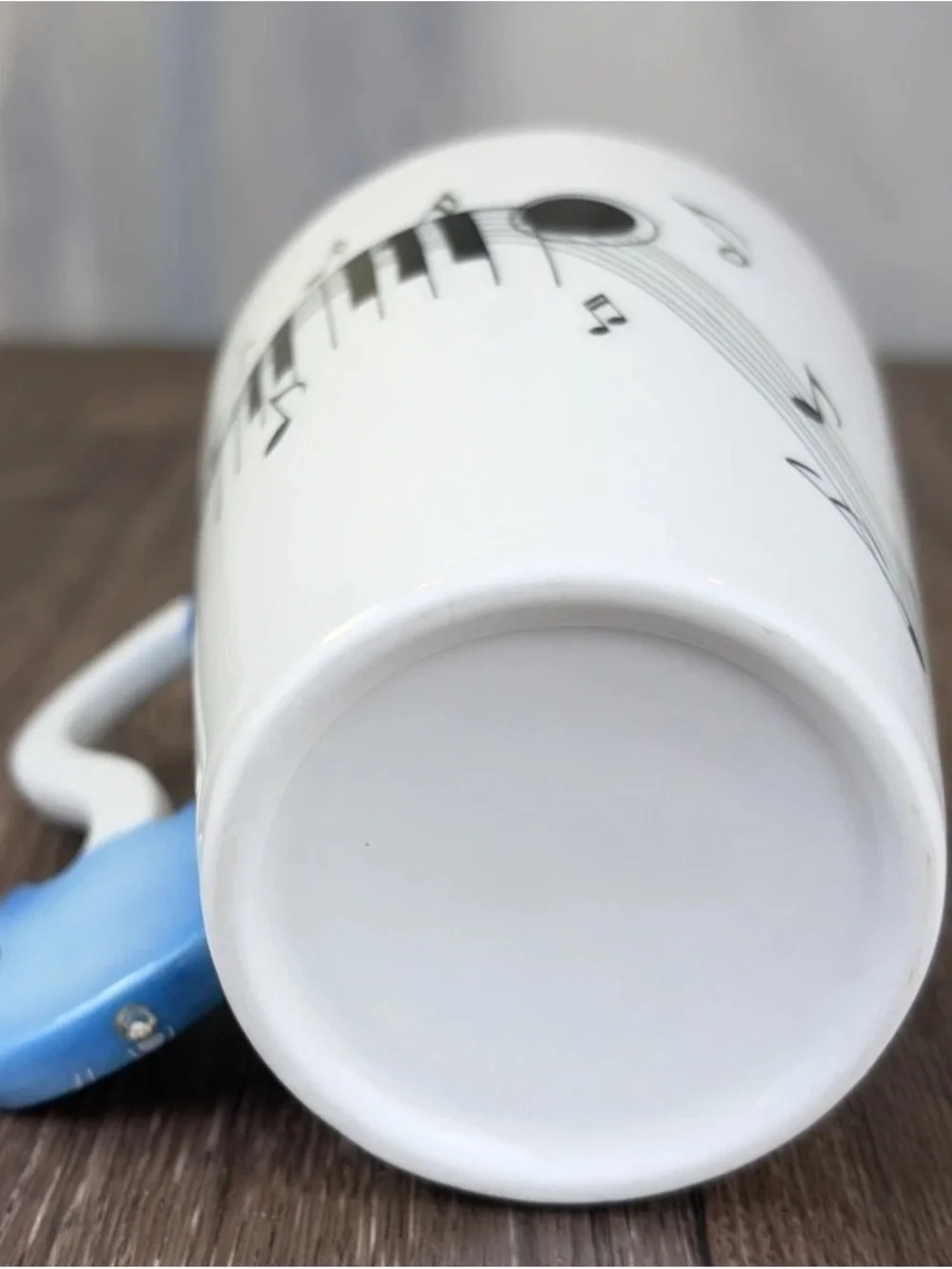 Acoustic Guitar Handle Music Note Coffee Cup Mug Musician Teacher Blues